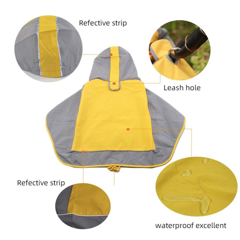 Wholesale Pet Supply Outdoor Hiking Pet Dog Raincoat