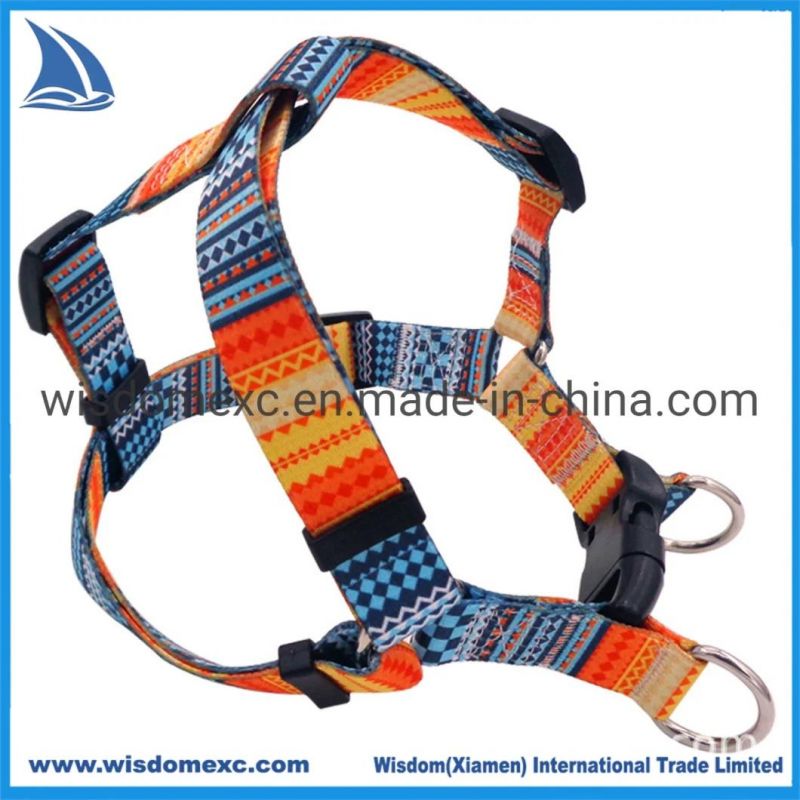 Adjustable No-Choke Soft Padded Pet Dog Harness with Easy Control Training Handle