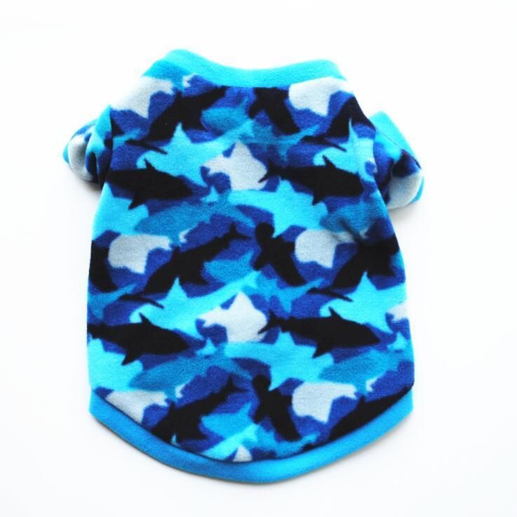 Soft Warm Fleece Dog Coat with Various Design