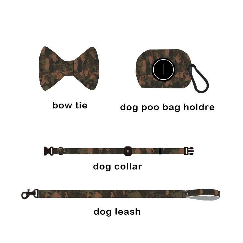 New Halloween Customize with Collar Leash Adjustable Dog Harness