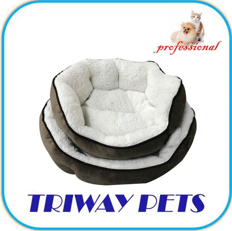 Deluxe Overstuffed Twill Cuddler Dog Pet Bed