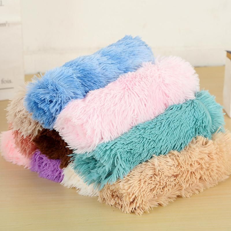 Wholesale Small Medium Large Dogs Cats Fluffy Plush Dog Blanket Pet Sleeping Mat Cushion Mattress Dog Blanket