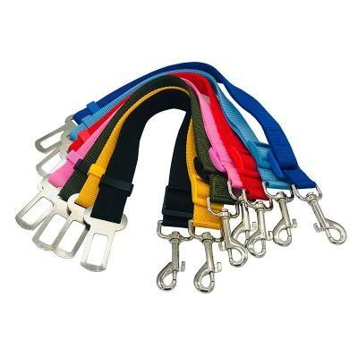 Dog accessory Adjustable 48 to 78cm Pet Restraint Travel Clip Car Safety Harness Pet Cat Dog Car Seat Belt