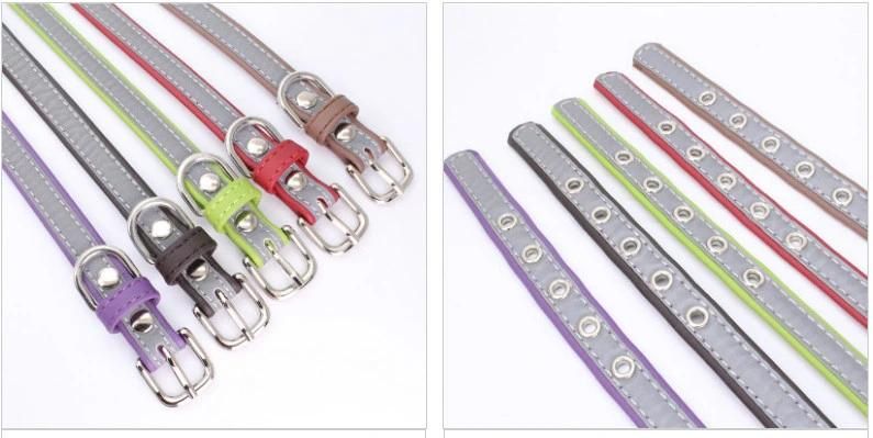 Pet Product Engraved Durable Reflective Pet Dog Collar