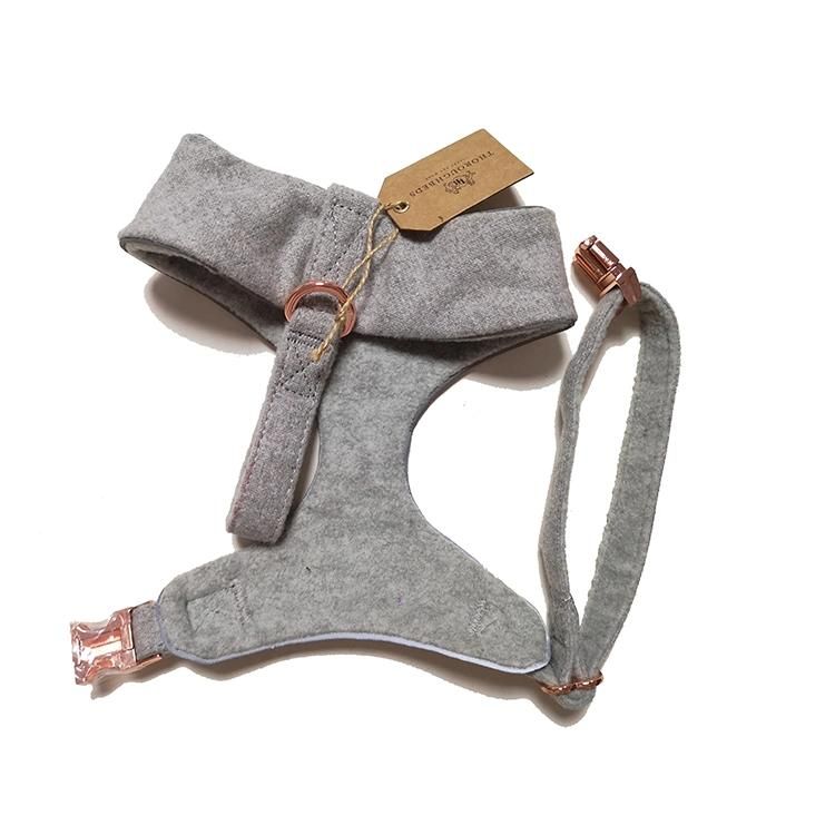 Luxury Tweed Step-in Dog Harness Puppy Cat Dog Vest Harnesses for Small Medium Dogs