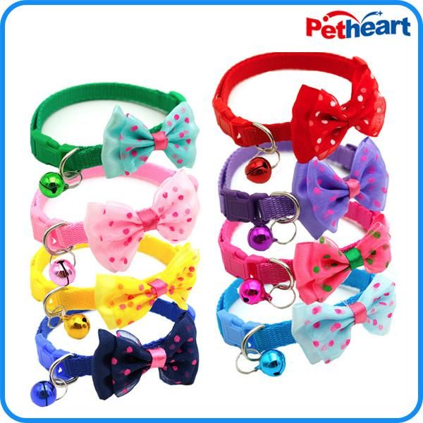 Pet Product Supply Nylon Dog Cat Collar with Bell