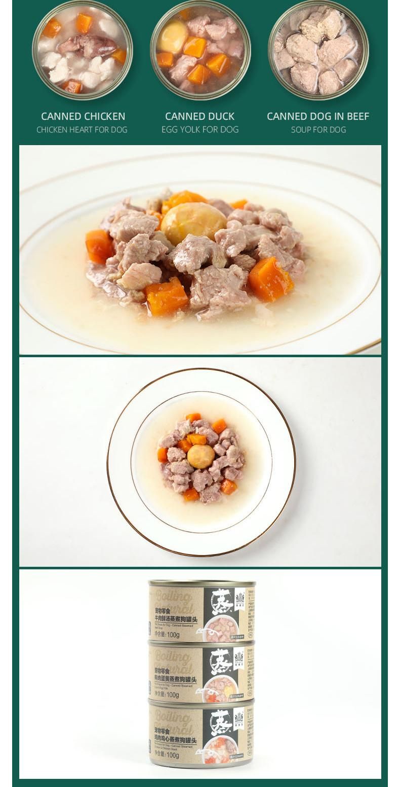 100% Natural Real Meat Chicken Gravy Pupy Food Wet Dog Treat Cat Food for Pet