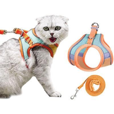 Factory Supply Dog Harness and Leash Set Breathable Dog Vest