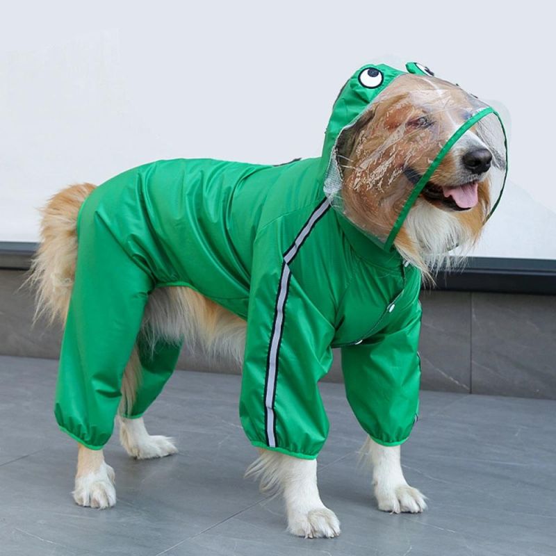 Waterproof Dog Raincoat for Medium Large Dogs Outdoor Pet Clothes