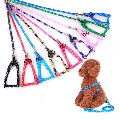 2022 Polyester Printing No Pull Multi-Colors Training Adjustable Pet Harness