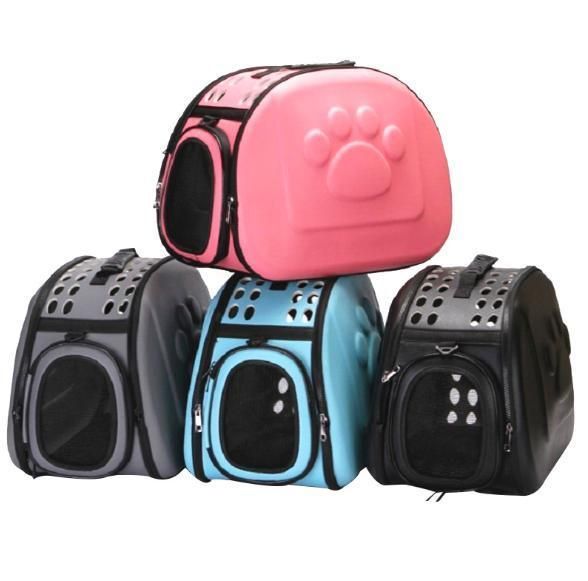 Wholesale Foldable Pet Carrier Puppy Dog Cat EVA Bag Outdoor Travel Shoulder Bag for Small Dog Pets Kittens & Puppies Handbag
