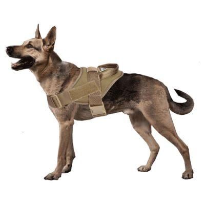 Tactical Dog Harness with Grab Handle, Durable Nylon, 4 Color