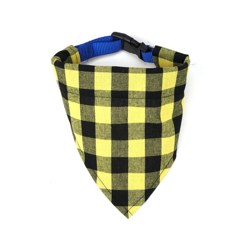 High Quality Cute Cool Soft Breathable Sublimated Customized Extra Large Triangle Dog Bandana with Collar Matching Pet Owner