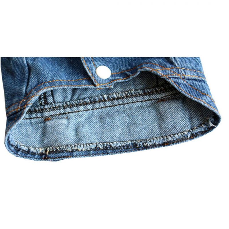 Pet Denim Coat Dog Jeans Jacket Doggie Vest