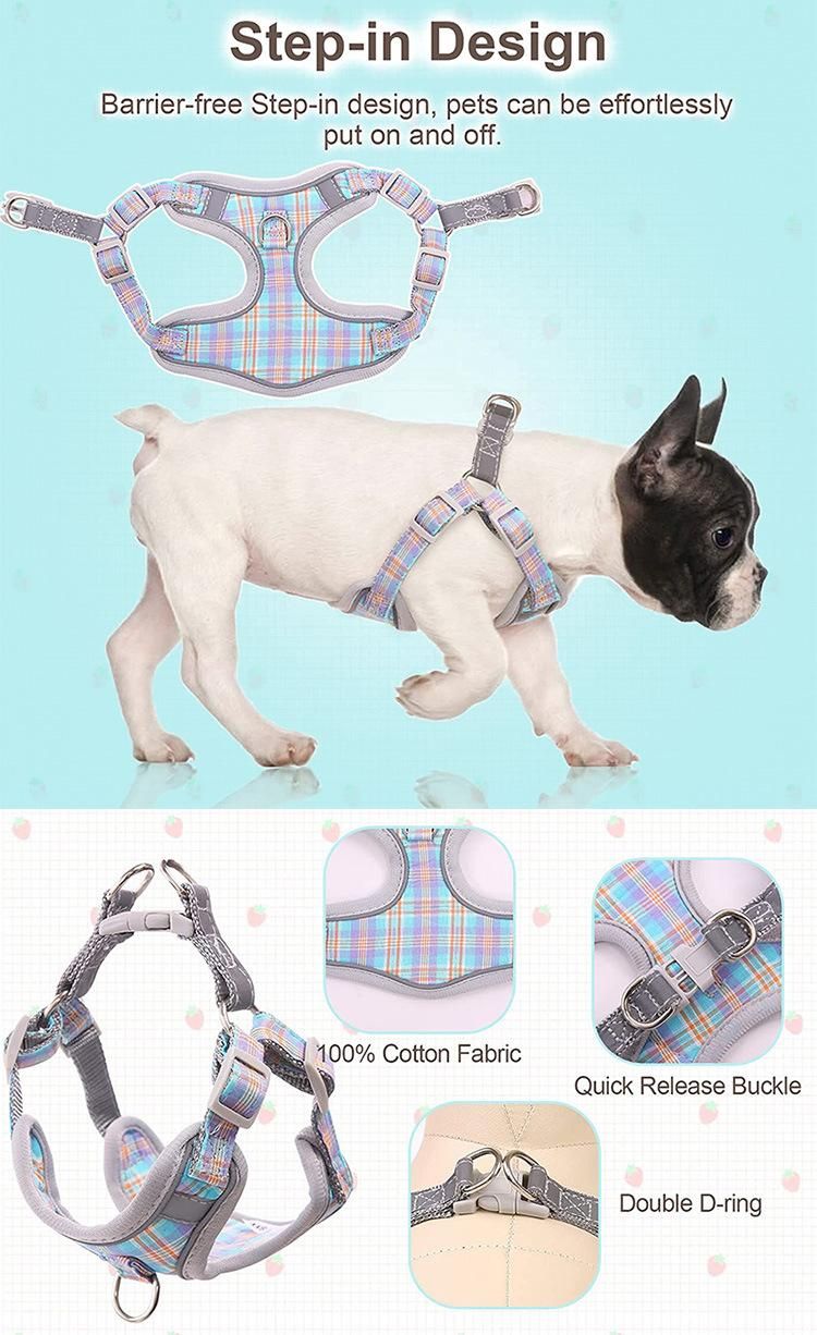 Wholesales Luxury Pet Harness and Leash Set Nylon Dog Harness