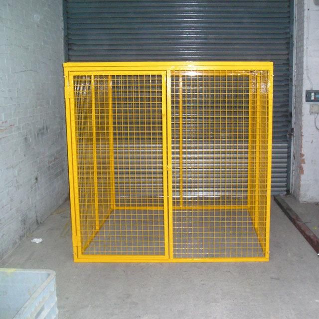 Galvanised Mesh Gas Cylinder Storage Cages