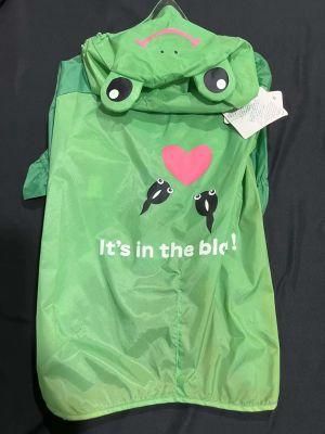Frog Style Water Proof Hoodie Pet Raincoat Dog Raincoat
