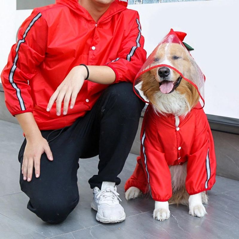 Waterproof Dog Raincoat for Medium Large Dogs Outdoor Pet Clothes