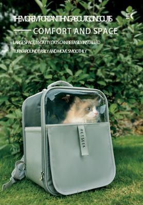 Fashion Luxury Breathable Backpack Bag Cat Pet Carrier Cat Products