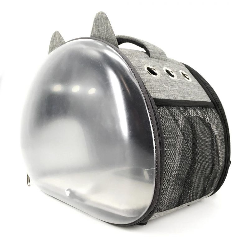 Portable Dog Cat Carrier Bag Breathable Space Travel Bag Transparent Outdoor Small Cat Carrier Pet Backpack