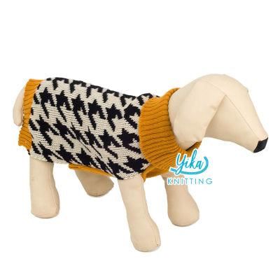 Pet Dog Knitting Sweater Coat Thickening Pullover Crochet Coat Small Medium