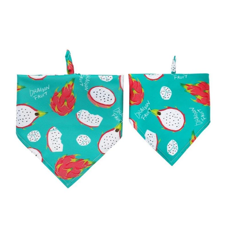 Factory Supply Watermelon Fruit Pet Bandana Wholesale Cartoon Dog Bandanas