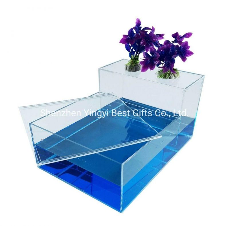 Factory Wholesale Fish Aquarium Acrylic Glass Fish Tank