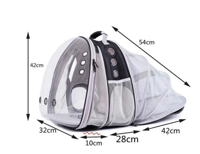 Airline Approved Portable Cages Sling Capsule Shoulder Small Dog Travel Backpack Foldable Extendable Carrier Cages Cat Backpack