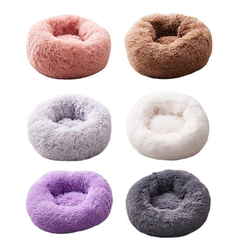 Dog Soft Warm Sleeping Plush Cushion Cat Supplies Pet Beds Sofa