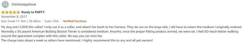 Weatherproof Long Lasting USB Rechargeable Light up Pet Collar