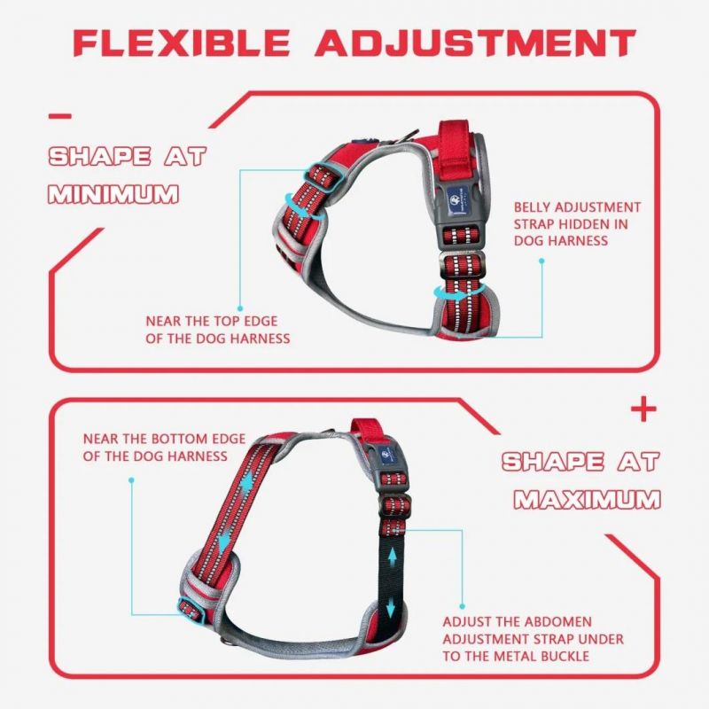 No Pull Choke Free Reflective Dog Harness
