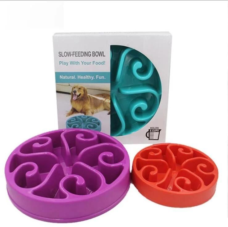 Dog Bowl Pet Supplies Hot Sale Licking Dog Slow Food Bowl Anti-Choking Slow Food Bowl