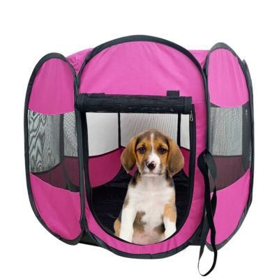 Portable Folding Pets Travel Cage Playpen Outdoor Fence Pet Tent