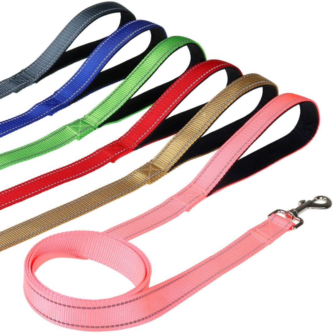 Various Colors Wholesale High Quality Dog Leash, Nylon No Pull Comfort Reflective Dog Leash//