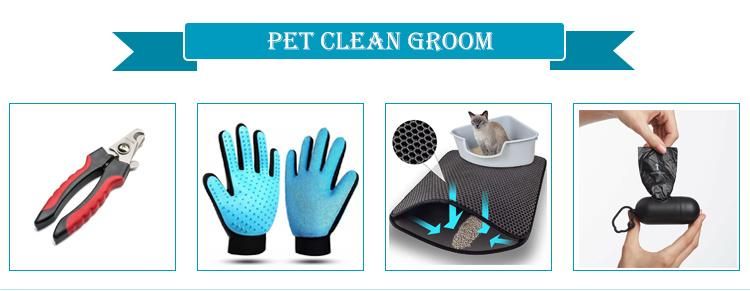Massage Cleaning Deshedding Brush Cat Gentle Dog Grooming Glove, Bathing Pet Hair Remover Glove