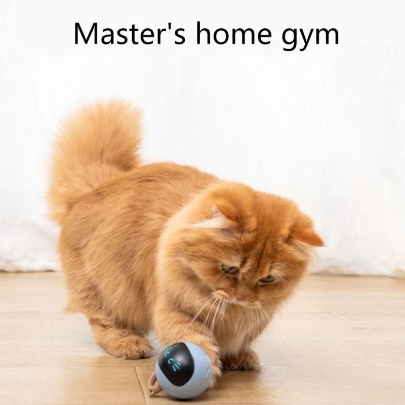 Smart Jumping Ball USB Electric Rotating Rolling Jumping Cat Toy