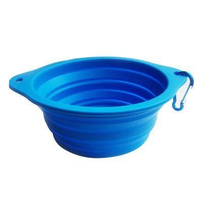 Extra Large Size Collapsible Dog Bowl Food Grade Silicone Foldable Expandable Portable Bowl