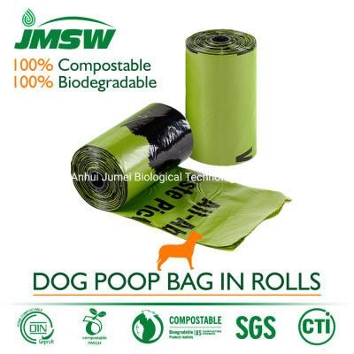 Custom Colorful Biodegradable Compostable Dog Poop Bag Pet Waste Bag