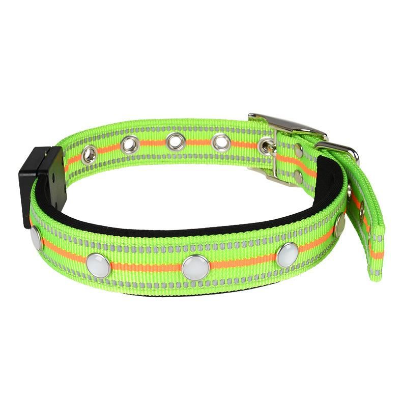 100% Waterproof LED Dog Collar USB Rechargeable Light Glowing Collars
