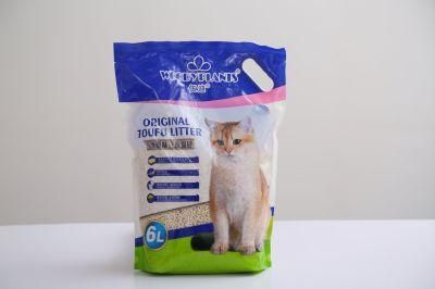 High Quality Tofu Cat Litter with Strong Clumping and Toilet Flushing