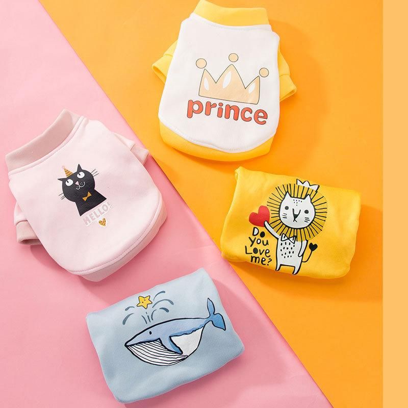 Summer 100% Cotton Wholesale High Quality Cheap Clothing Dog Clothes for Dog Cat Pet Europe