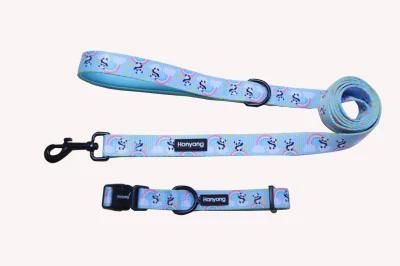 OEM Sublimation Durable Polyester Webbing Padding Handle Dog Leash