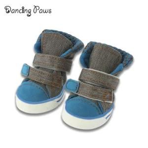 Wholesale Cool Design Anti-Slip Comfortable Grey Blue Red Pet Dog Shoes