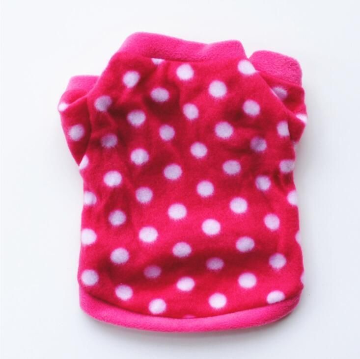 Soft Warm Fleece Dog Coat with Various Design