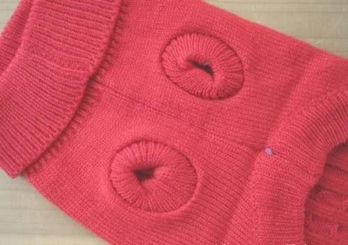 Turtleneck Classic Straw-Rope Pet Dog Sweater Apparel