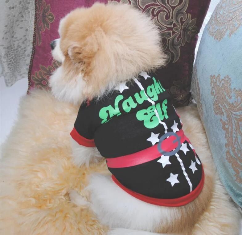 100% Cotton Christmas Dog Clothing with Fast Delivery