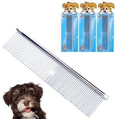 Hairbrush Flea Comb Long Straight Needle Pets Metal Comb