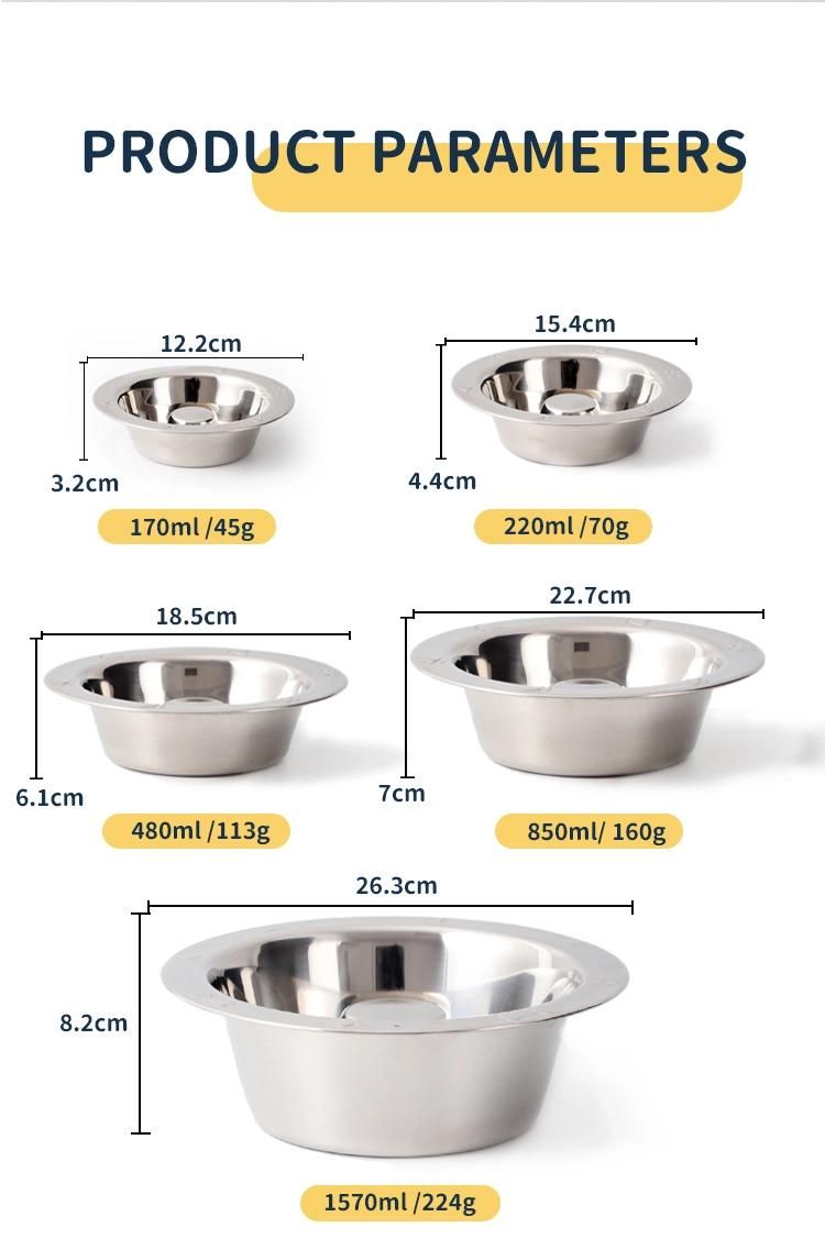 Slow Food Dog Feeder Bowls Stainless Steel Pet Bowls Preventing Choking and Stopping Bloat Eco-Friendly Stainless Feeding Bowl