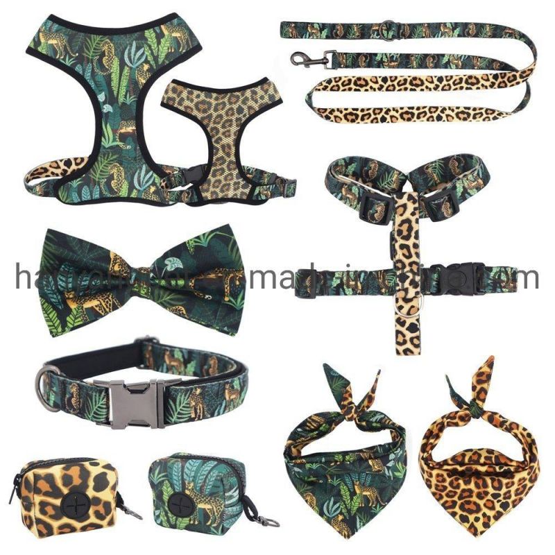 Custom Neoprene Luxury Nylon Adjustable Reversible for Dog Harness