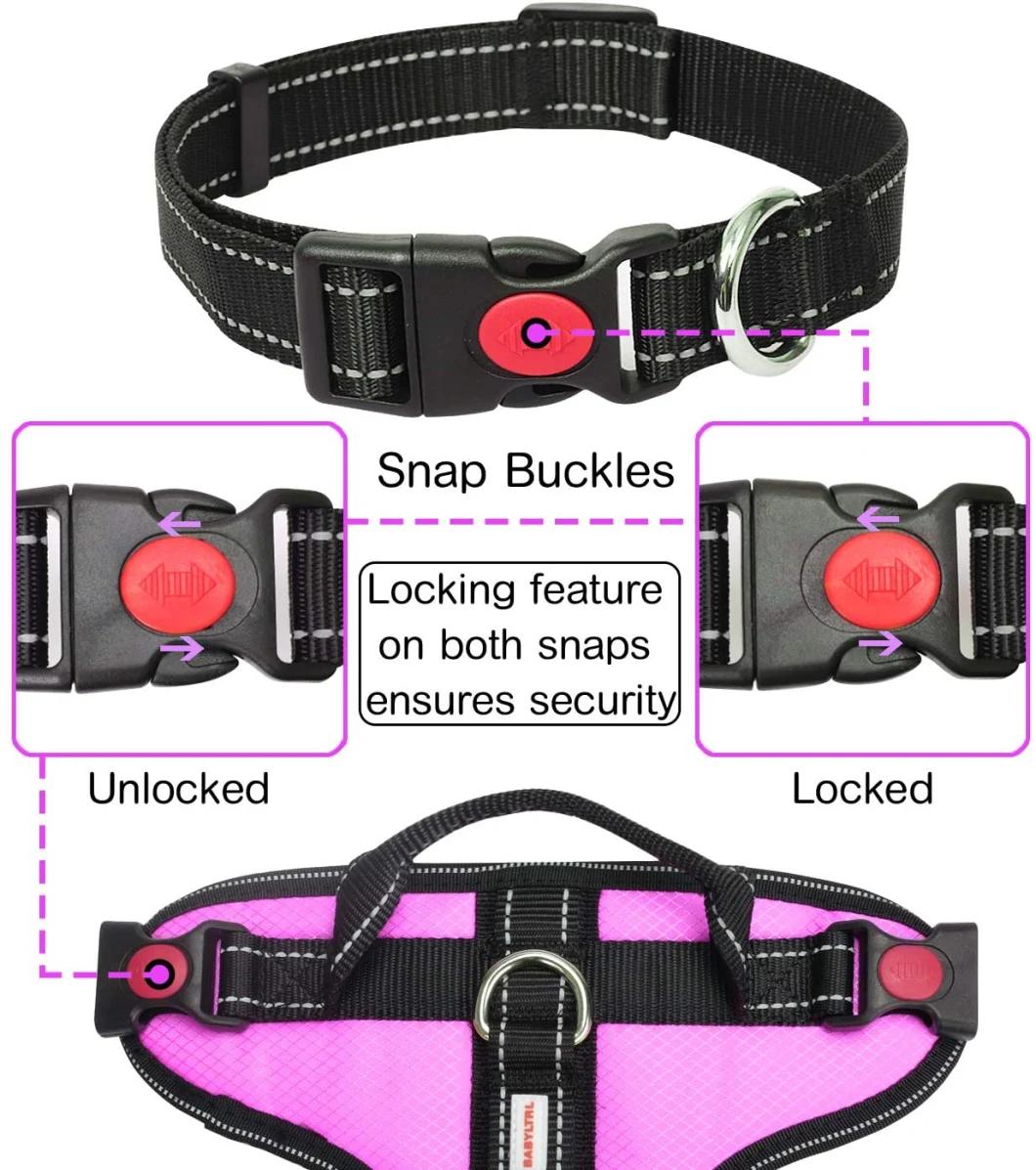 Reflective Dog Harness with Breathable Mesh Lining with Soft Sponge Padding Plate